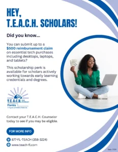 TEACH Computer Reimbursement Flyer